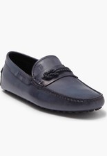 BRAND NEW Tod's Loafer Morsetto Nodo Rope Navy Leather Moccasins US 6.5 EU 39