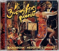 Mi Buenos Aires Querido Tangos Among Friends CD Barenboim Mederos Console *Mint*