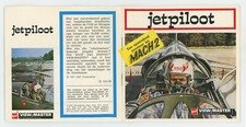 Jetpiloot Jet Pilot with Lockheed F-104-G 1971 View-Master Packet D-104-N Exc.