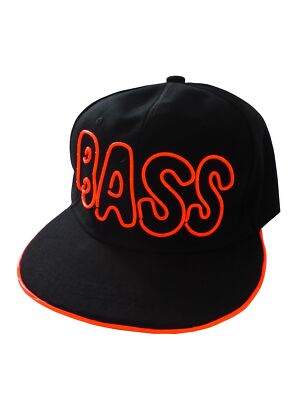 Leuchtende Baseball-Caps BASS als LED-Basecap Blau Gelb Grün Pink Rot Orange