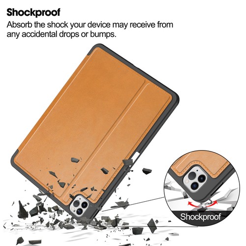 Leather Cover Case For iPad 7/8/9th Gen Air 11 inch M3 2025 6 5 4 3 Pro 11 10.5" - Picture 49 of 63