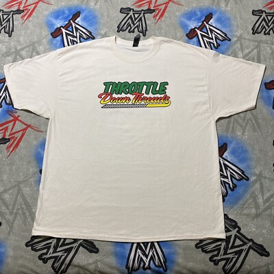 Throttle Down Threads Outlaw Racing Men's 3XL T-Shirt