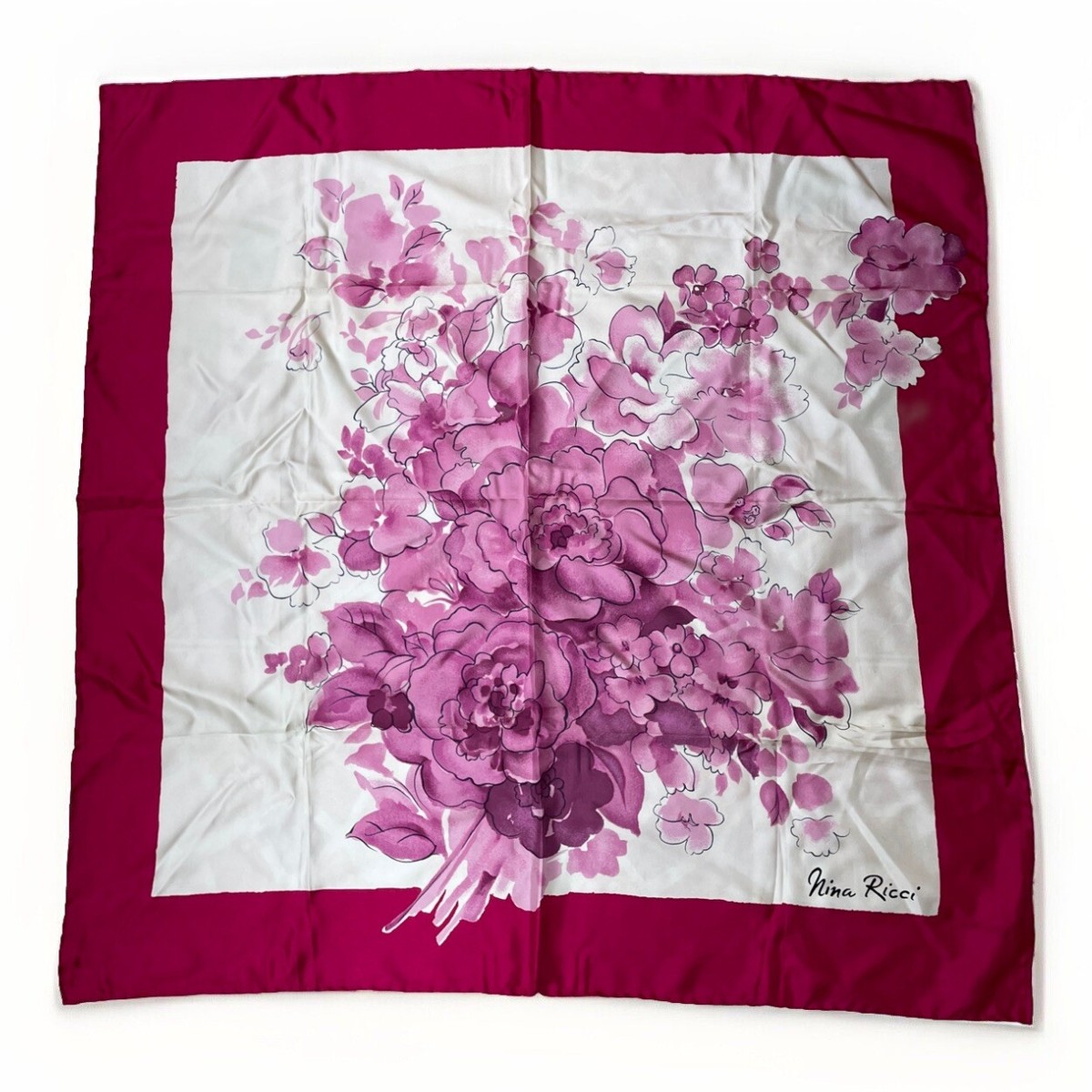 Nina Ricci 100% Silk Scarf 34