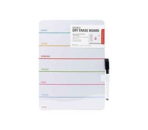 A4 Whiteboard Pen Dry Wipe Clean White Board Kids Home Office Mini With Free Pen - Picture 2 of 10