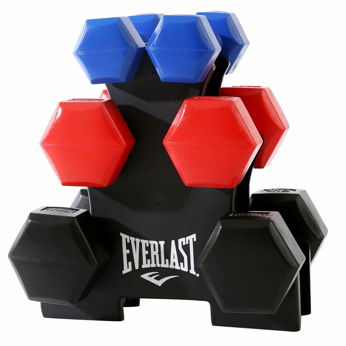 Everlast Unisex 12Kg Dumbbell Set Large Dumbells Workout
