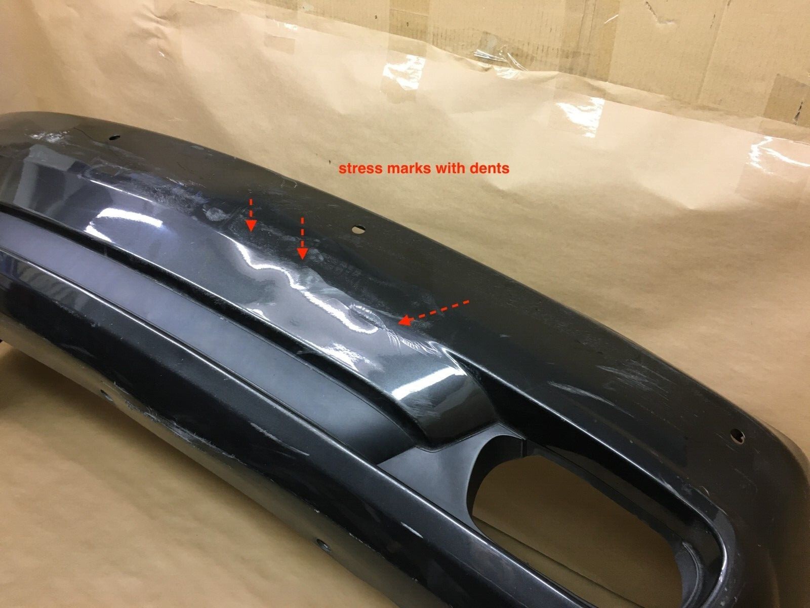 2009-2012 Maserati Quatroporte Rear Bumper Cover OEM 80371400