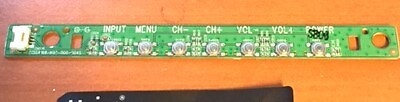 Bouton Marche/arrêt + Connectique Pour TV TCL L32B2803, Thomson L40U5005FS, Etc.