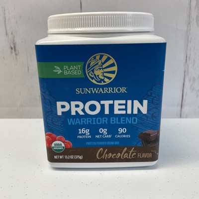 Sunwarrior Vegan Protein Powder Plant-Based Protein Organic Chocolate 30 Serving