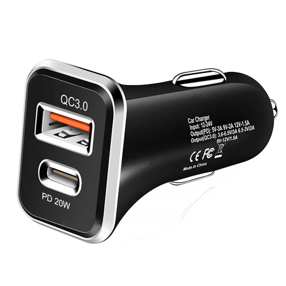 Teléfono Celular Negro Cargadores de Coche para Apple