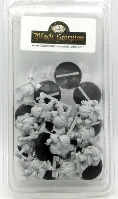 Black Scorpion FF14 Dwarf Team (Fantasy Football) Dwarven Players Miniatures