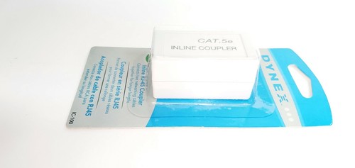 Dynex RJ45 Inline Connector Adapter Coupler Ethernet Network PC Cat 5 Cable B1 - Picture 11 of 12
