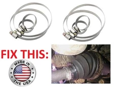 SET OF EIGHT CLAMPS CV Axle Repair Clamps Kit for Leaking Boots after Lift Ki...