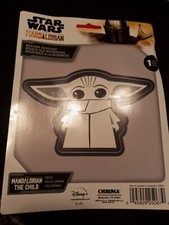 Star Wars The Mandalorian The Child on Board Decal Yellow