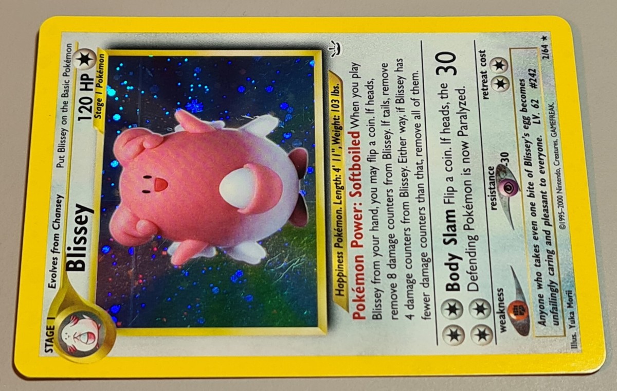 BLISSEY HOLO 2/64 ハピナス 英語版 ポケットモンスター