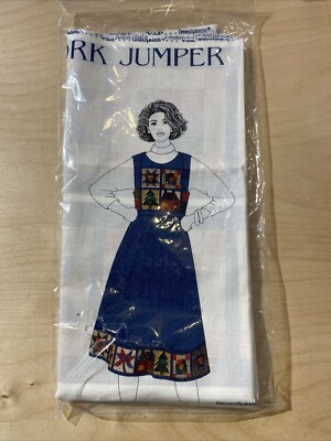 Vintage DREAM SPINNERS PATCHWORK JUMPER Size XS (6-8)  to L (18-20) (BM)