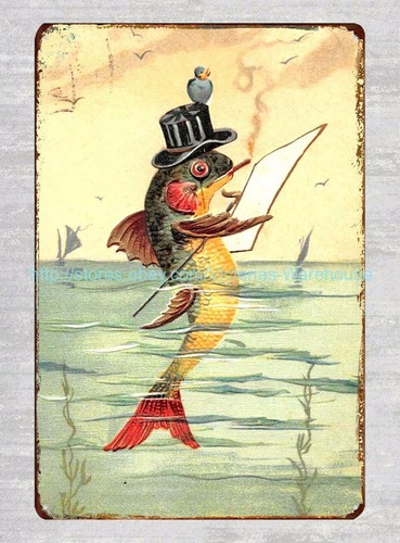 bar decor Greetings Dressed Fish in Top 
