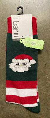 christmas dress socks mens Socksmith Mens Styling Santa Socks Green 1013