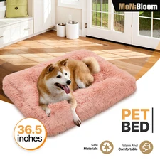 Plush Pet Dog Cat Bed Rectangle Washable Warm Sleeping Bed Ultra Soft Winter Mat