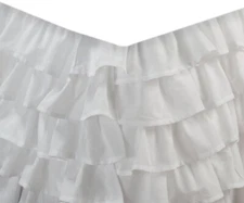 Elegant Comfort Multi-Ruffle Bed Skirt - 15 inch Drop - Classy Bedskirt