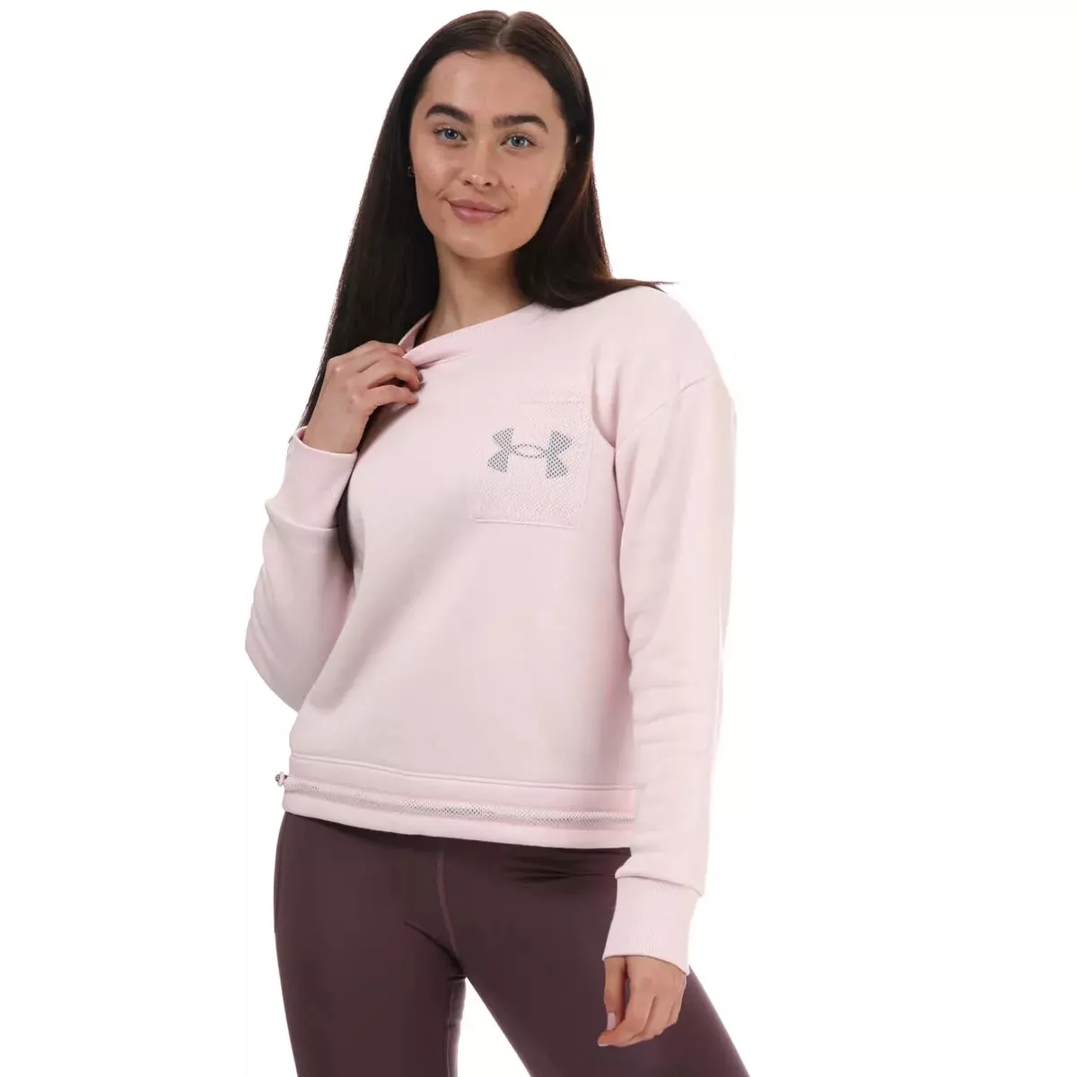 Women's ua rival fleece crop new arrivals