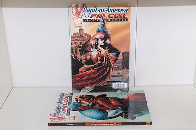 comic CAPTAIN AMERICA FALCON AVENGERS DIVIDED PANINI 3 VOL. COMPLETE SERIES