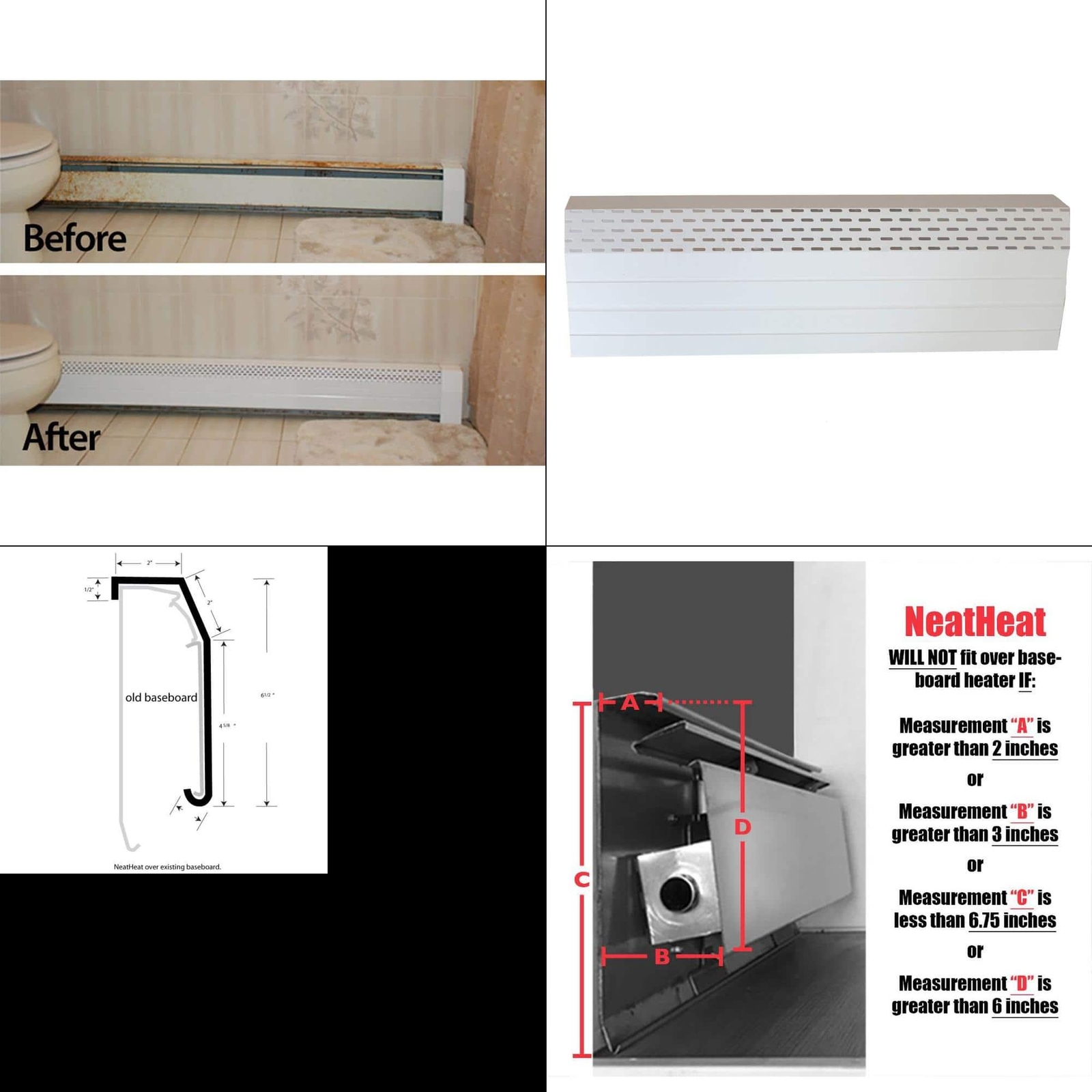 30/07 Original Series 4 Ft. Hot Water Hydronic Baseboard Cover (not For  Electr | eBay