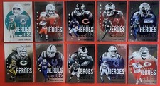 2021 Panini Absolute Football Unsung Heroes LOT (10) - Chubb, Robinson, Godwin +