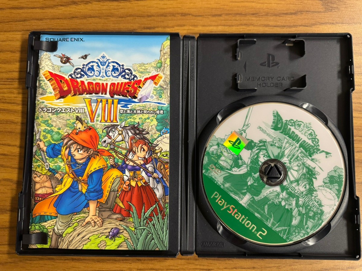 Dragon Quest VIII 8 (Sony PlayStation 2, 2004) PS2 Japan Import US