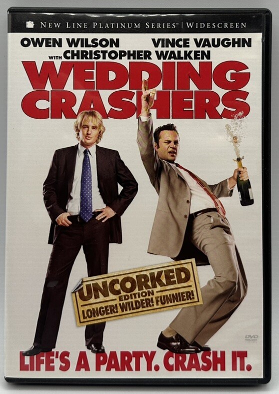 Wedding Crashers Uncorked Edition DVD Wilson Vaughn Wilder & Funny