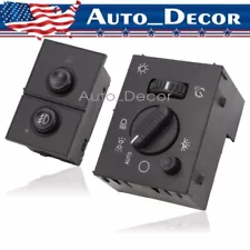 Headlight Switch & Fog Light Switch Button Fits 03-07 Chevy Silverado GMC Sierra