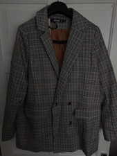 Missguided Co Ord Checked Super Oversized Blazer UK6