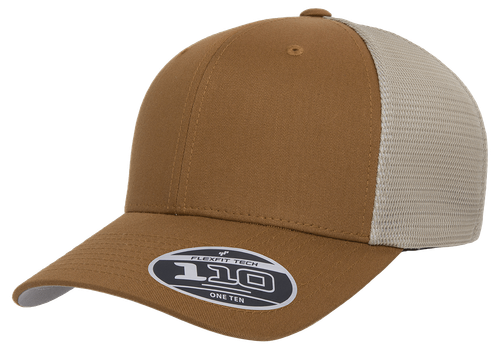 Gorra de camionero Flexfit 110 6 paneles ajustables OSFM gorra de malla 2 tonos ajuste flexible 110M/MT - Imagen 70 de 83