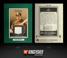 Lance Berkman 2005 Upper Deck Origins Baseball Old Judge Materials #OJ-LB Relic