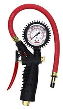 Milton  S-574A Pro Analog Pistol Grip Inflator Gauge  Straight Chuck