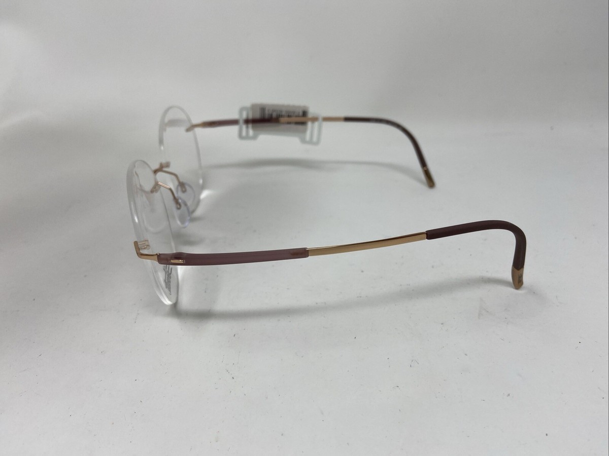 Silhouette ゴールド オクタゴナル老眼鏡 SILHOUETTE EYEWEAR 5540 10 54/19/135 GOLD RIMLESS EYEGLASSES OG13