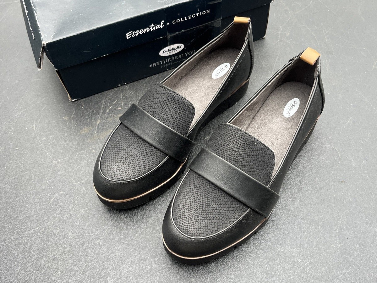 Scholl's Women's Webster Slip-on Loafers Black Size US