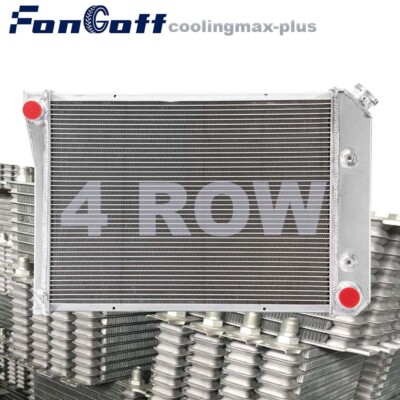 4 Row Radiator for 1973-1974 73 Chevy Nova/ Buick Apollo/ Pontiac Ventura 4.1L