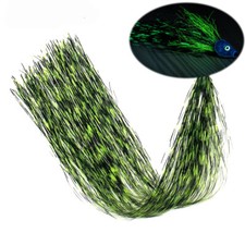 Flashabou Magnum Grizzly Barred 300-400 Strands DIY Fly Fishing Tying Materials