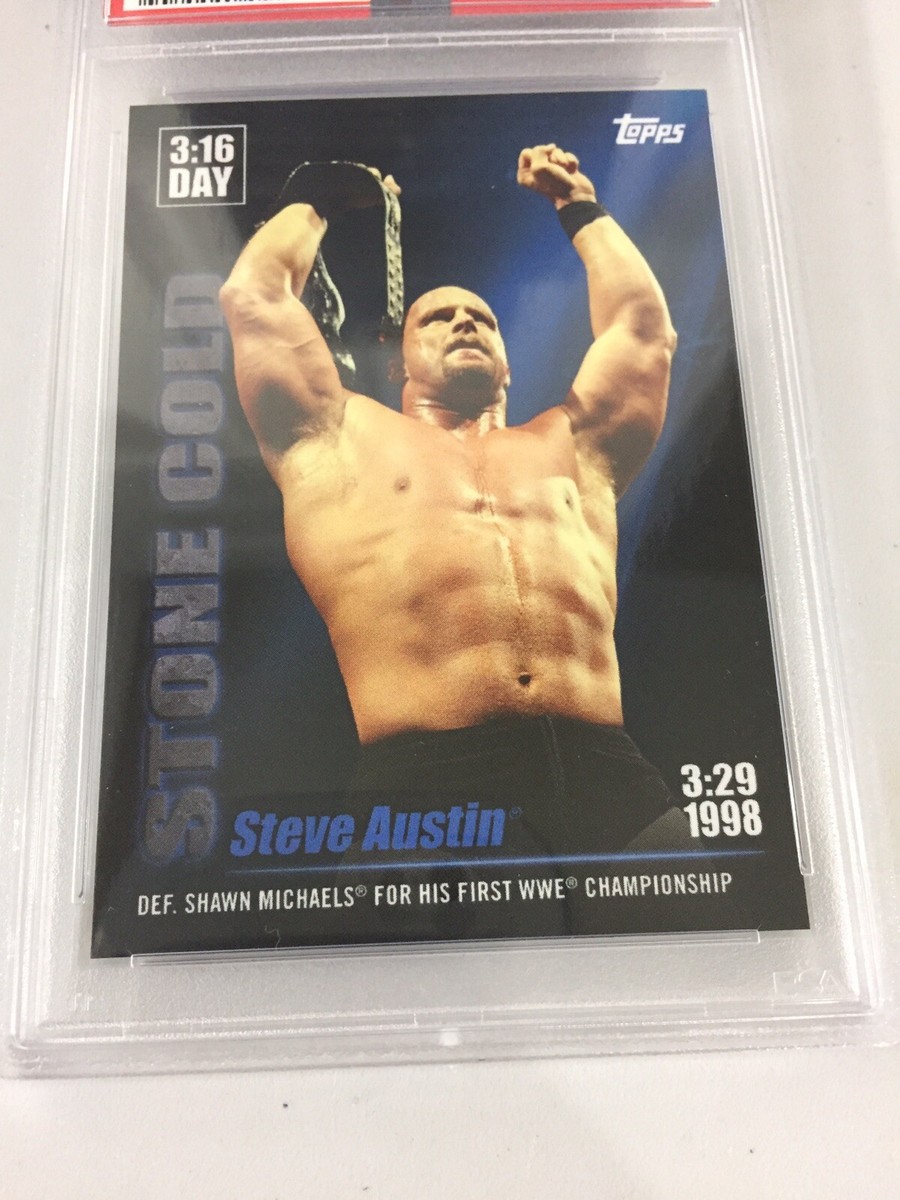 Stone Cold Steve Austin 3:16 Day #1 137 Print Run Psa 10 Pop 1