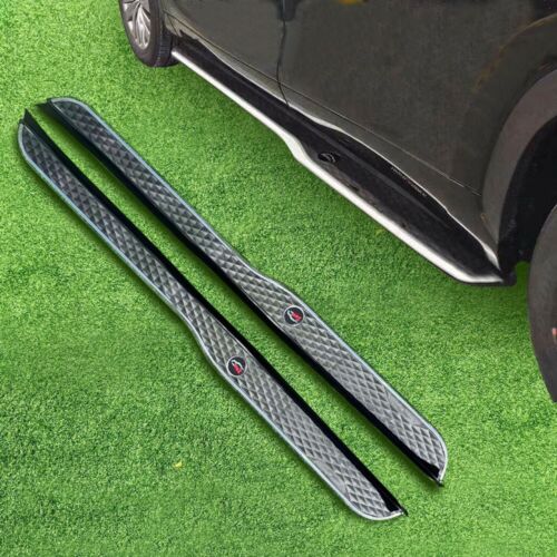 2PCS FITS for Volvo XC90 2019-2023 Fixed Side Step Pedal Running Board Nerf Bar - Picture 1 of 5