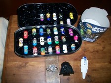 Mighty Beanz Star Wars Darth Vader Tin Case 28 beans lot bundle w/ LUKE  VADER