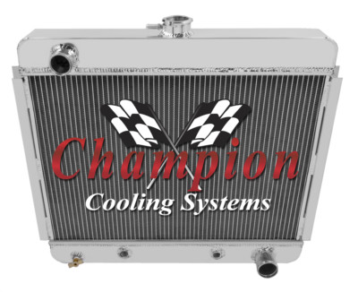 A/C Heavy Duty, 1966 1967 Chevy Nova, Chevy II 3 Row SubZero Champion Radiator