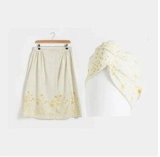 Avon Star Design Celestial Towel Wrap & Hair Turban Set