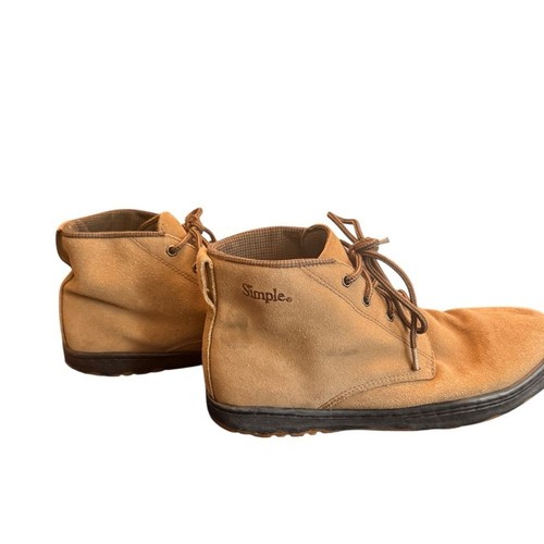 Simple Brand Men’s Tan Suede Chukka Boot in GUC with Excellent Soles Size 10 - Picture 4 of 8
