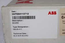 ABB NBUB-41C BUS BAR BOARD COA
