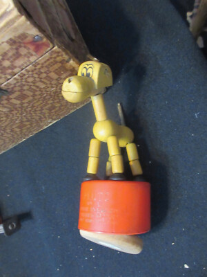 PLUTO PUSH PUPPET TOY BY KOHNER PRODUCTS WALT DISNEY PRODUCTS  1947 PAT 131