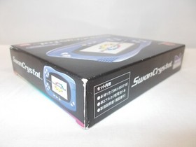 WS -- Swan Crystal Console Blue Violet -- WonderSwan, Japan Game.37300