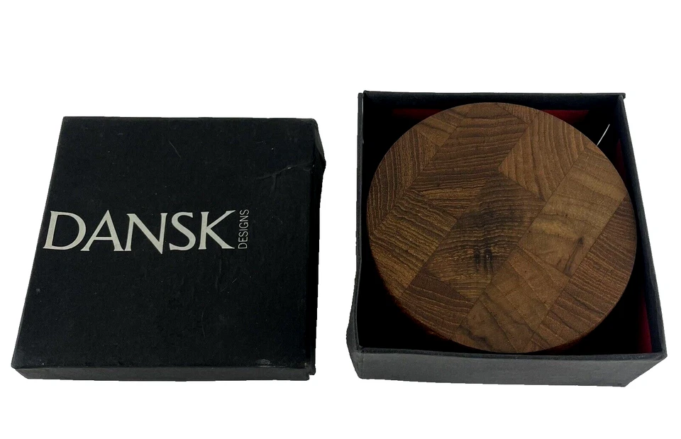 Dansk Teak Coasters Set of 4 Jens Quistgaard 1960s Danish Modern Barware-Vintage - Image 2 of 4