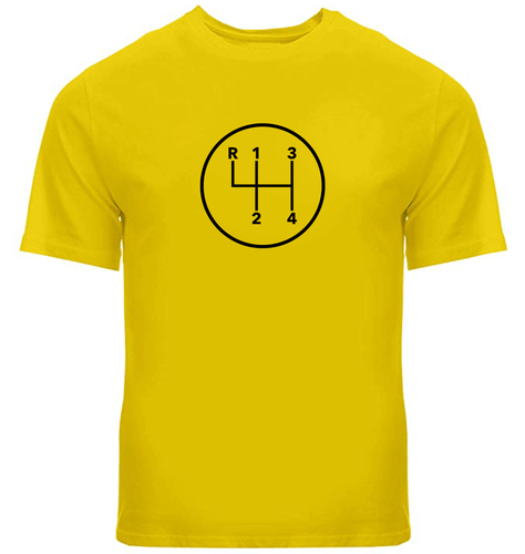 Manual Transmission Gears Shift Pattern 4 Speed Stick Shirts Mens Tee T-Shirt - Picture 8 of 34