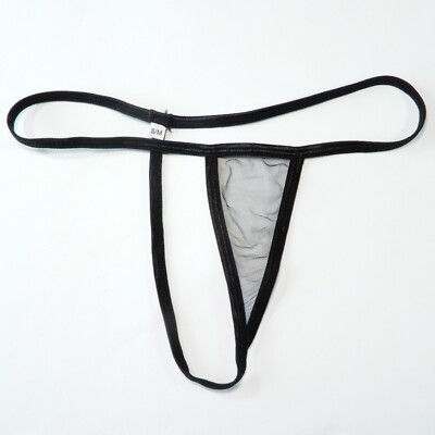 W8019 Womens Ladies String Thong C-thru Tulle